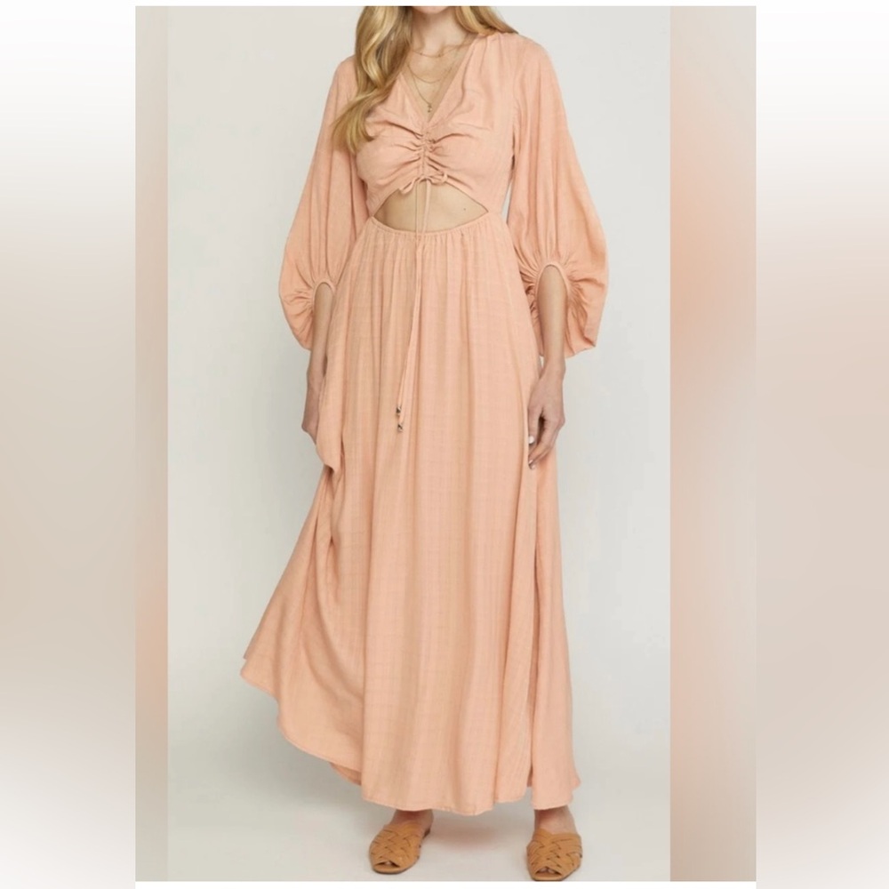 Long sleeve maxi dress